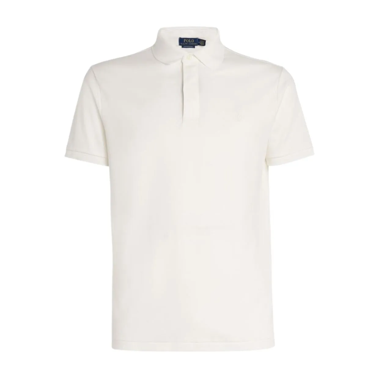 Polo Ralph Lauren Concealed Placket White Polo Shirt