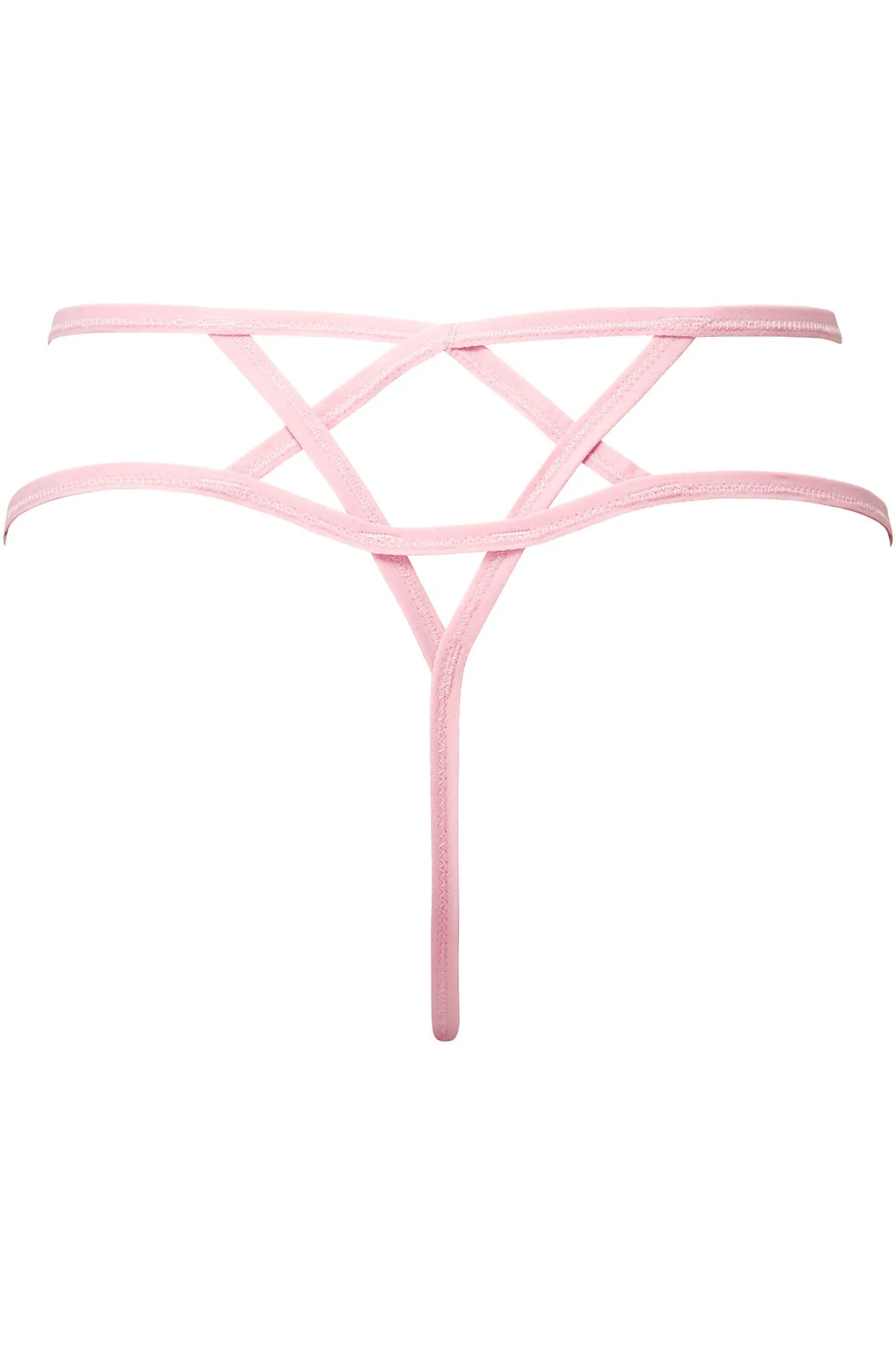 Possess Me Fishnet Panty [PASTEL PINK]