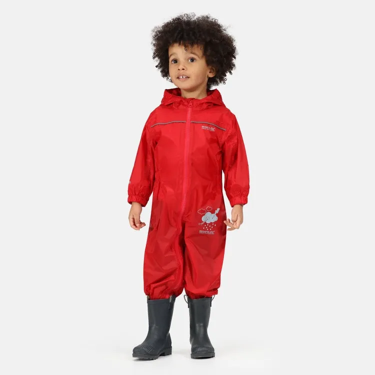 Regatta Kids' Puddle IV Waterproof All In One Rain Suit