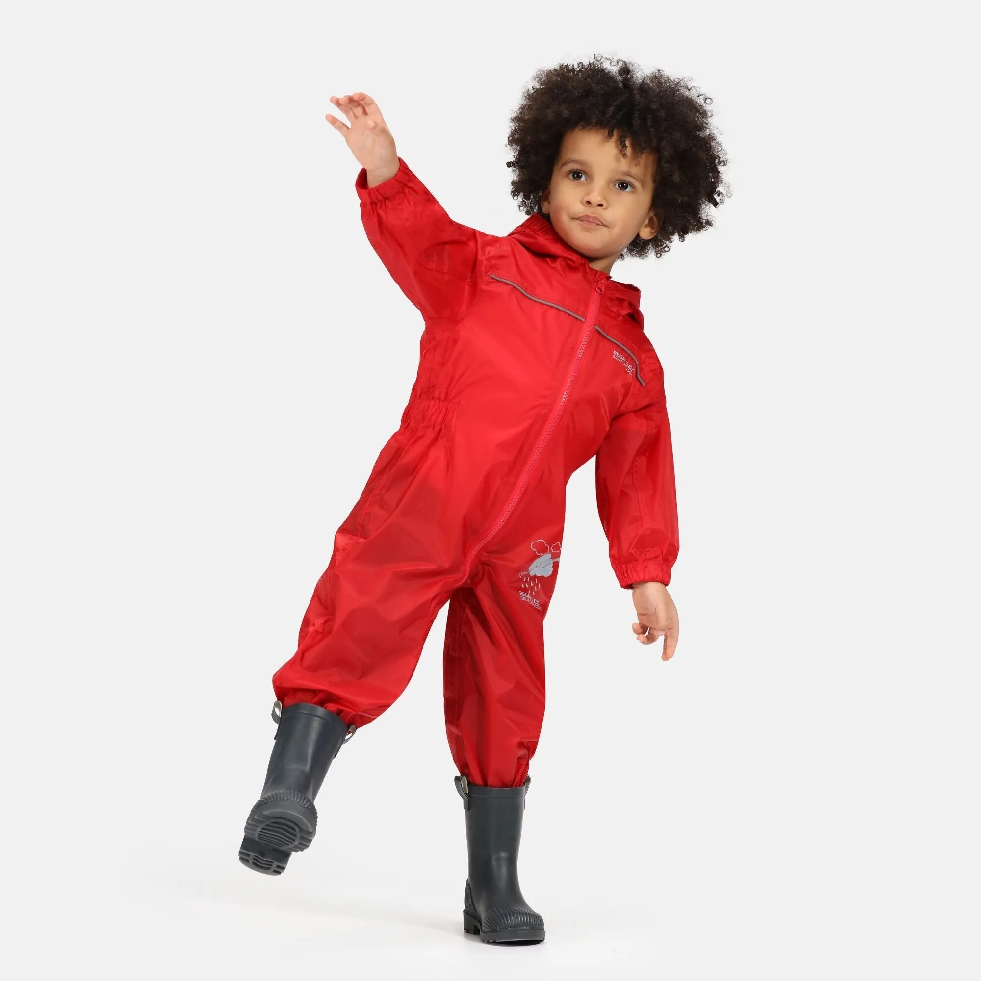 Regatta Kids' Puddle IV Waterproof All In One Rain Suit