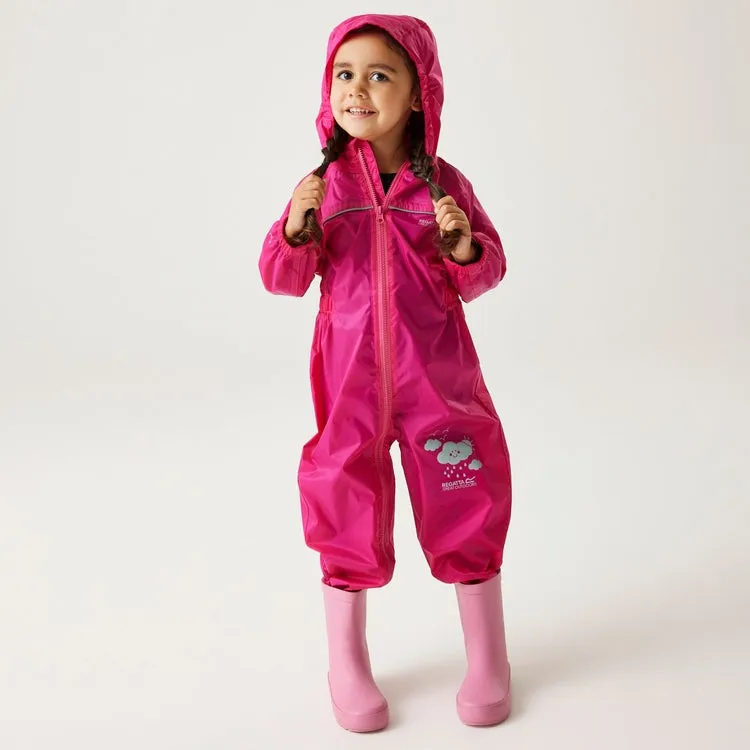 Regatta Kids' Puddle IV Waterproof All In One Rain Suit