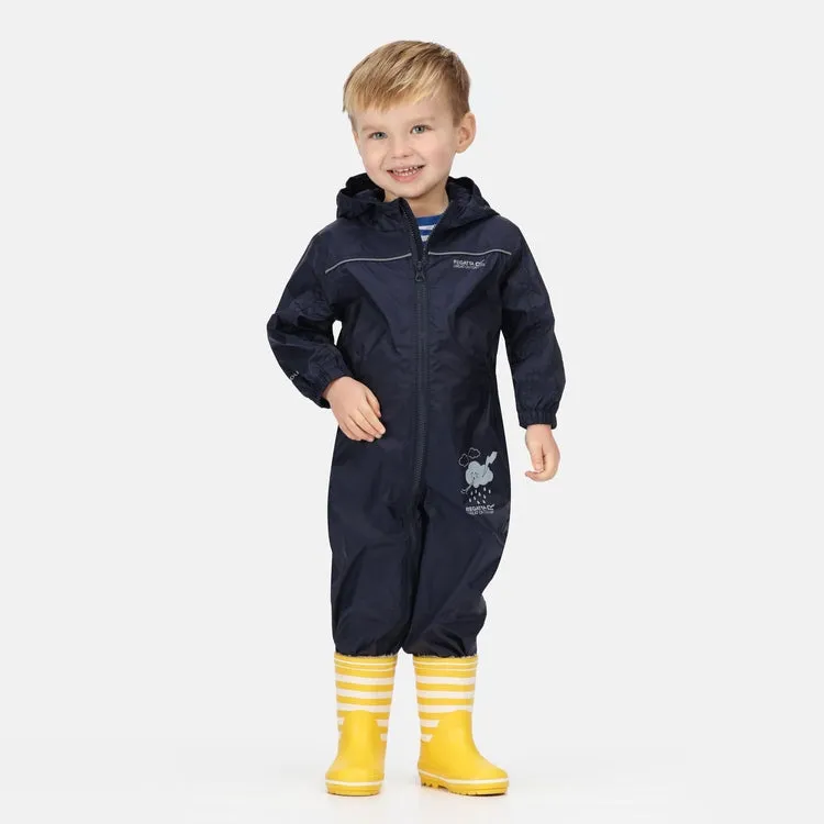 Regatta Kids' Puddle IV Waterproof All In One Rain Suit