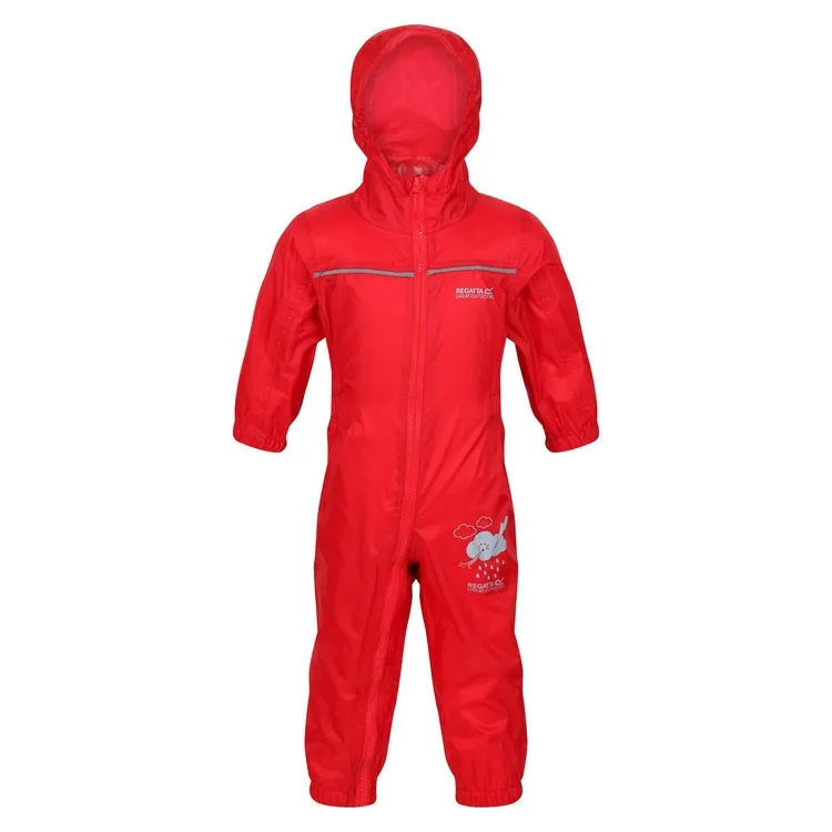 Regatta Kids' Puddle IV Waterproof All In One Rain Suit