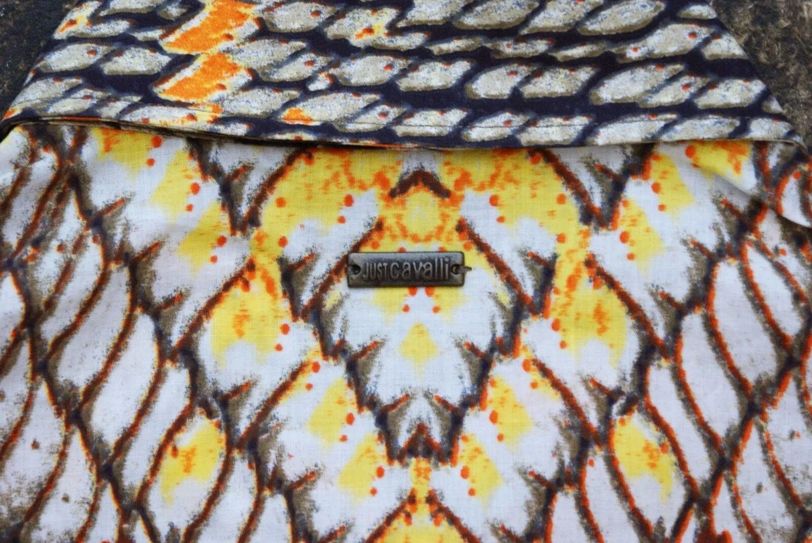 Reptile Skin Pattern Print Shirt