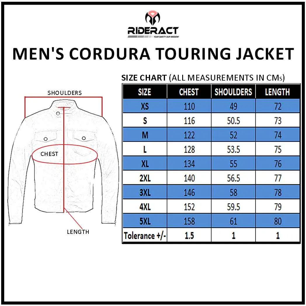 RIDERACT® Touring Waterproof Motorcycle Jacket Textile Expeditor