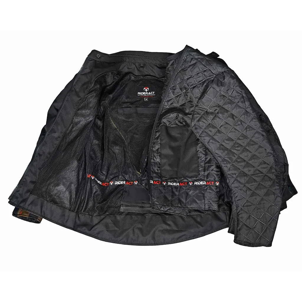 RIDERACT® Touring Waterproof Motorcycle Jacket Textile Expeditor