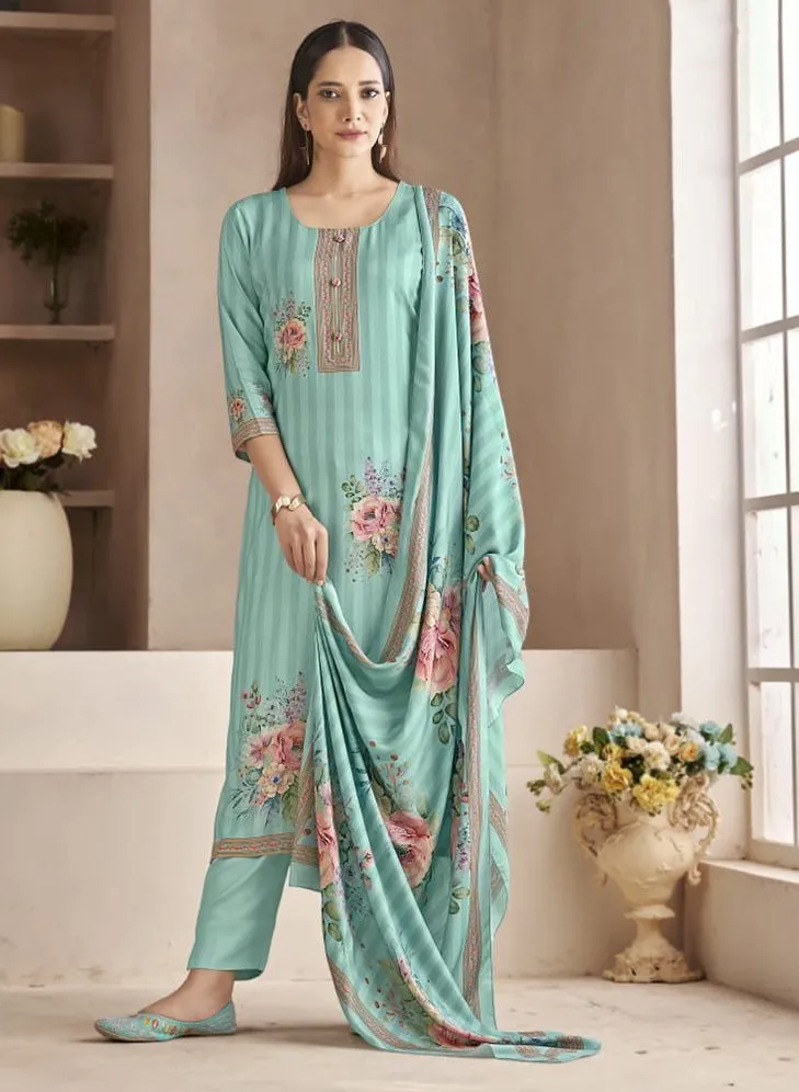 Rivaa Latest Printed Unstitched Cotton Suit Dress Material for Women