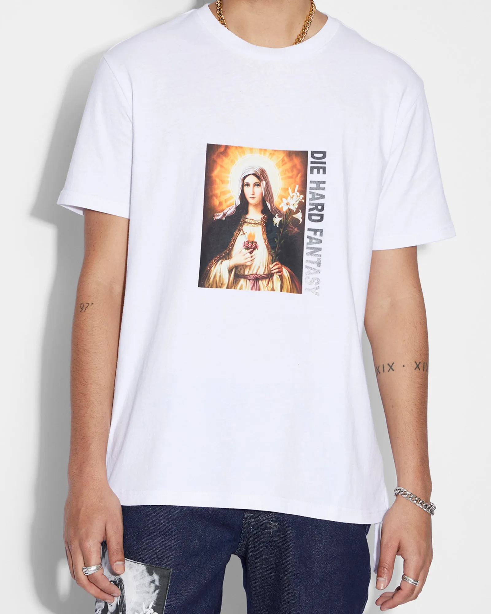 SAINT KASH SS TEE WHITE