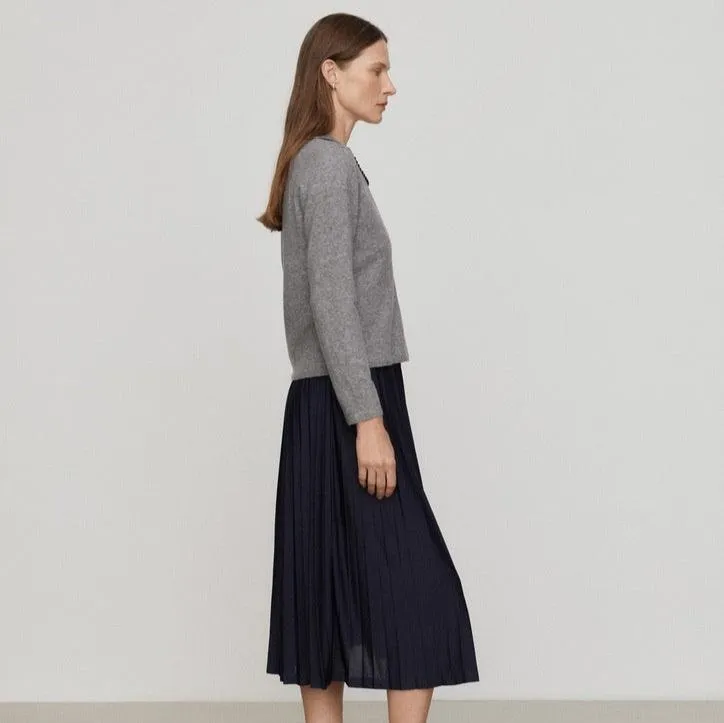 Sandy Pleated Midi Skirt