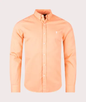 Slim Fit Twill Sport Shirt