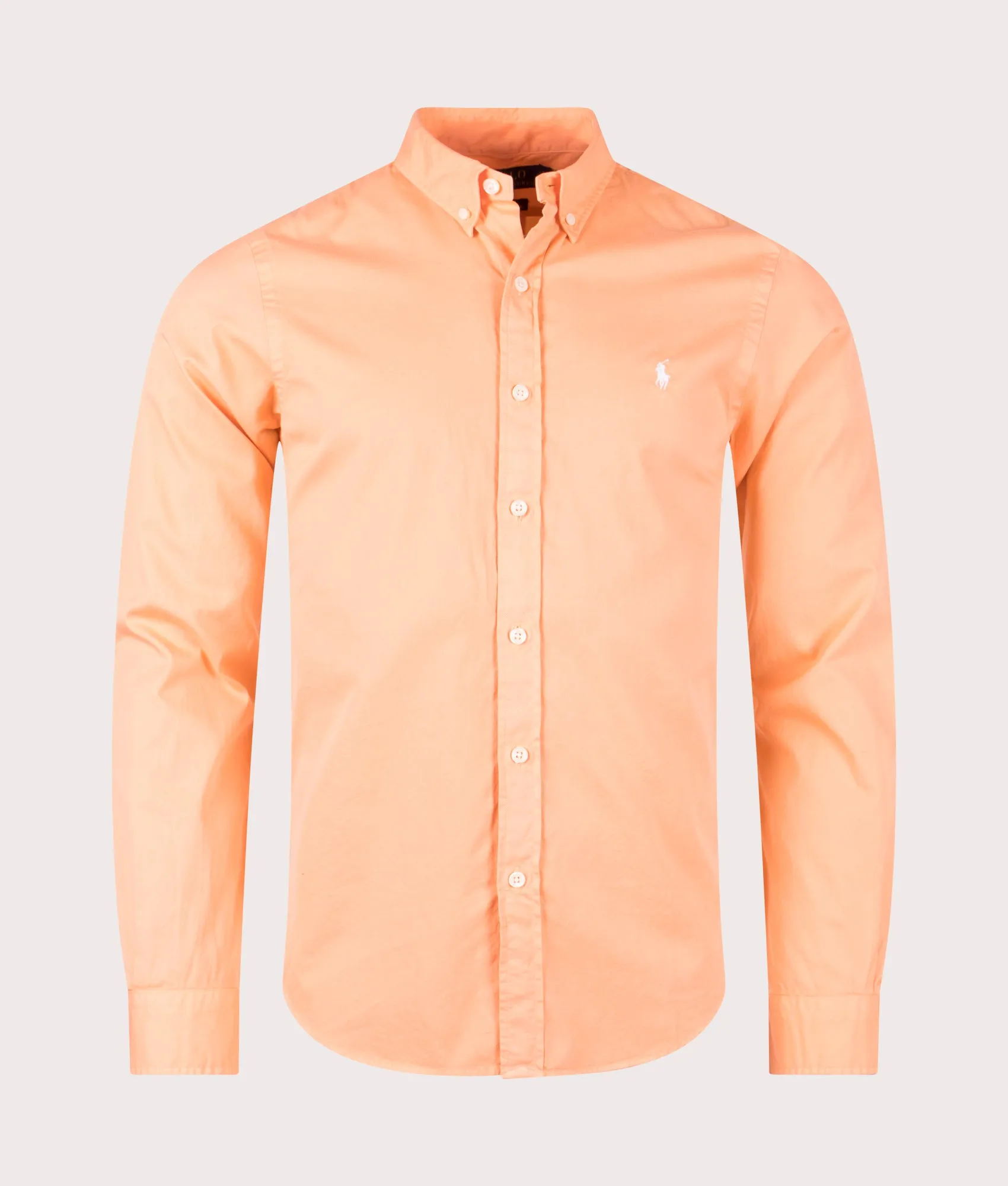 Slim Fit Twill Sport Shirt