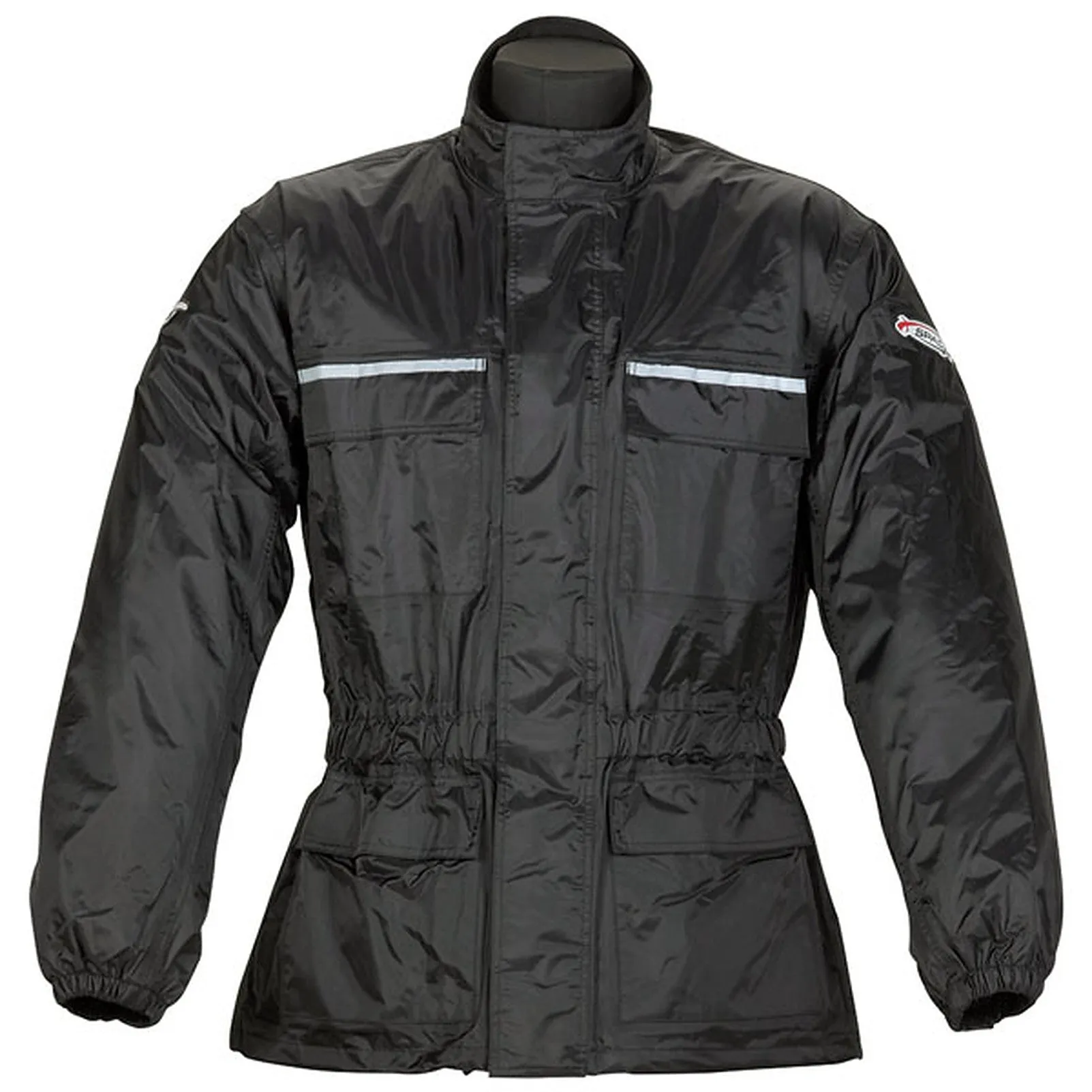 Spada 944 Lined Waterproof CE Armoured Nylon Jacket - Black