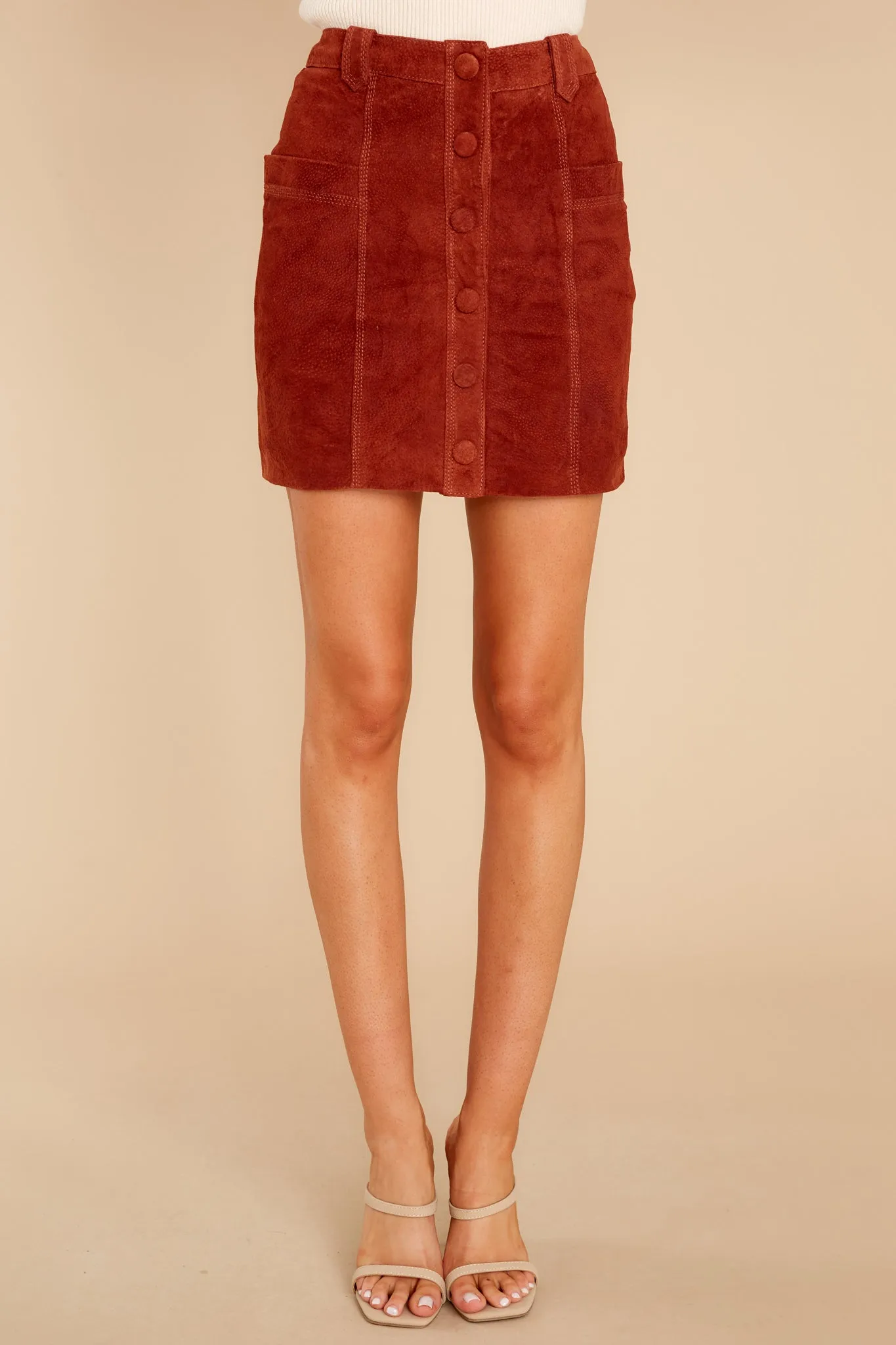 Sun Valley Suede Skirt