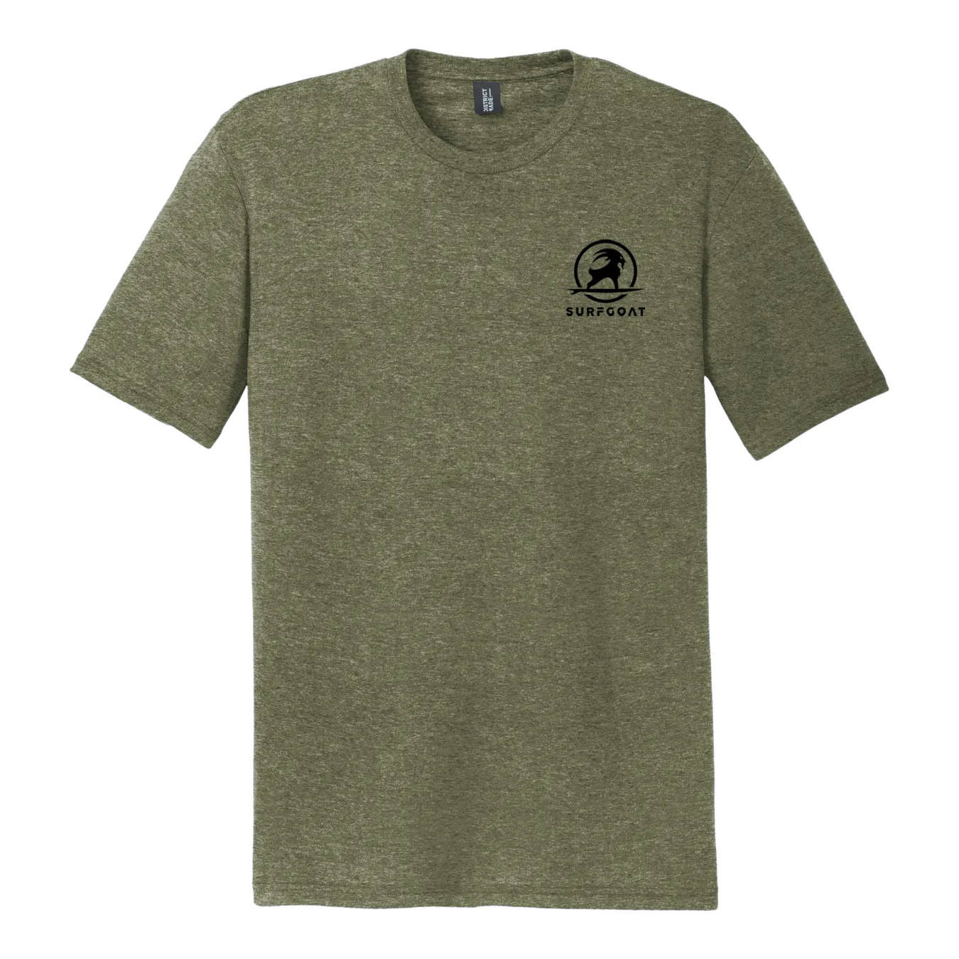 SURFGOAT Short-Sleeved Tee (Military Green / Black)