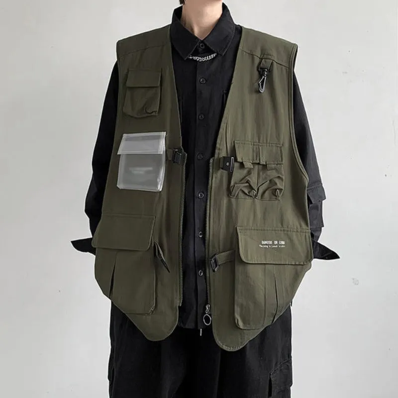 Techwear Multi Pocket Waistcoat