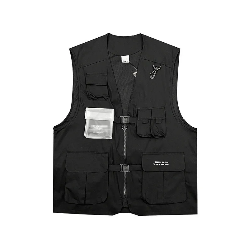 Techwear Multi Pocket Waistcoat