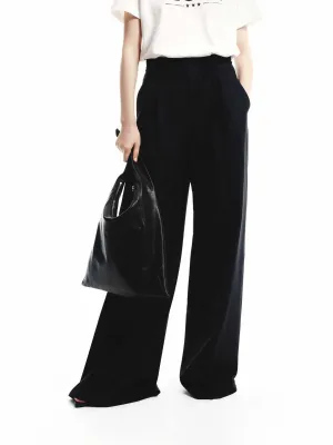 Tie Detail Wide Leg Pants