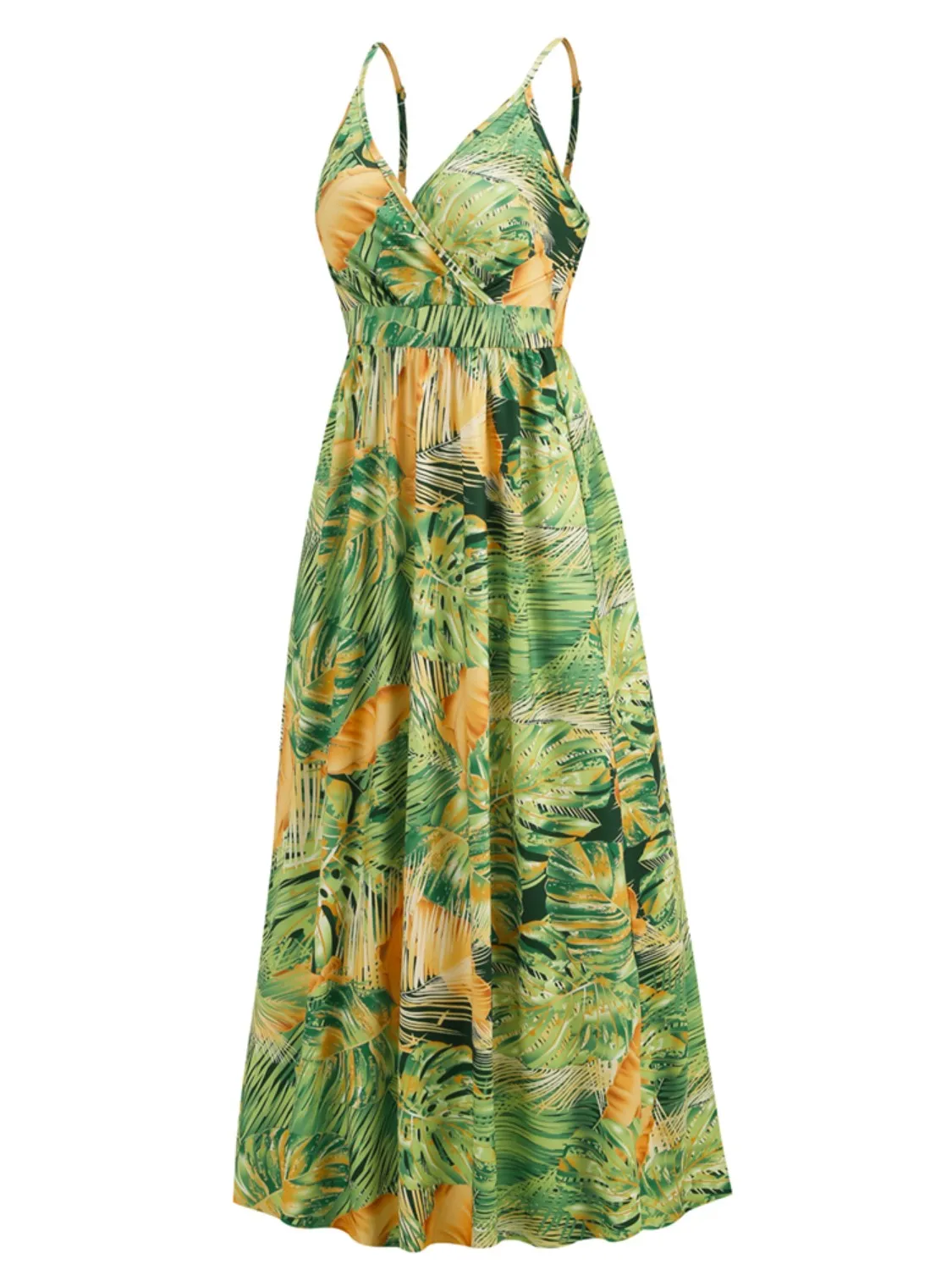 Tropical Cami Vacation Maxi Dress