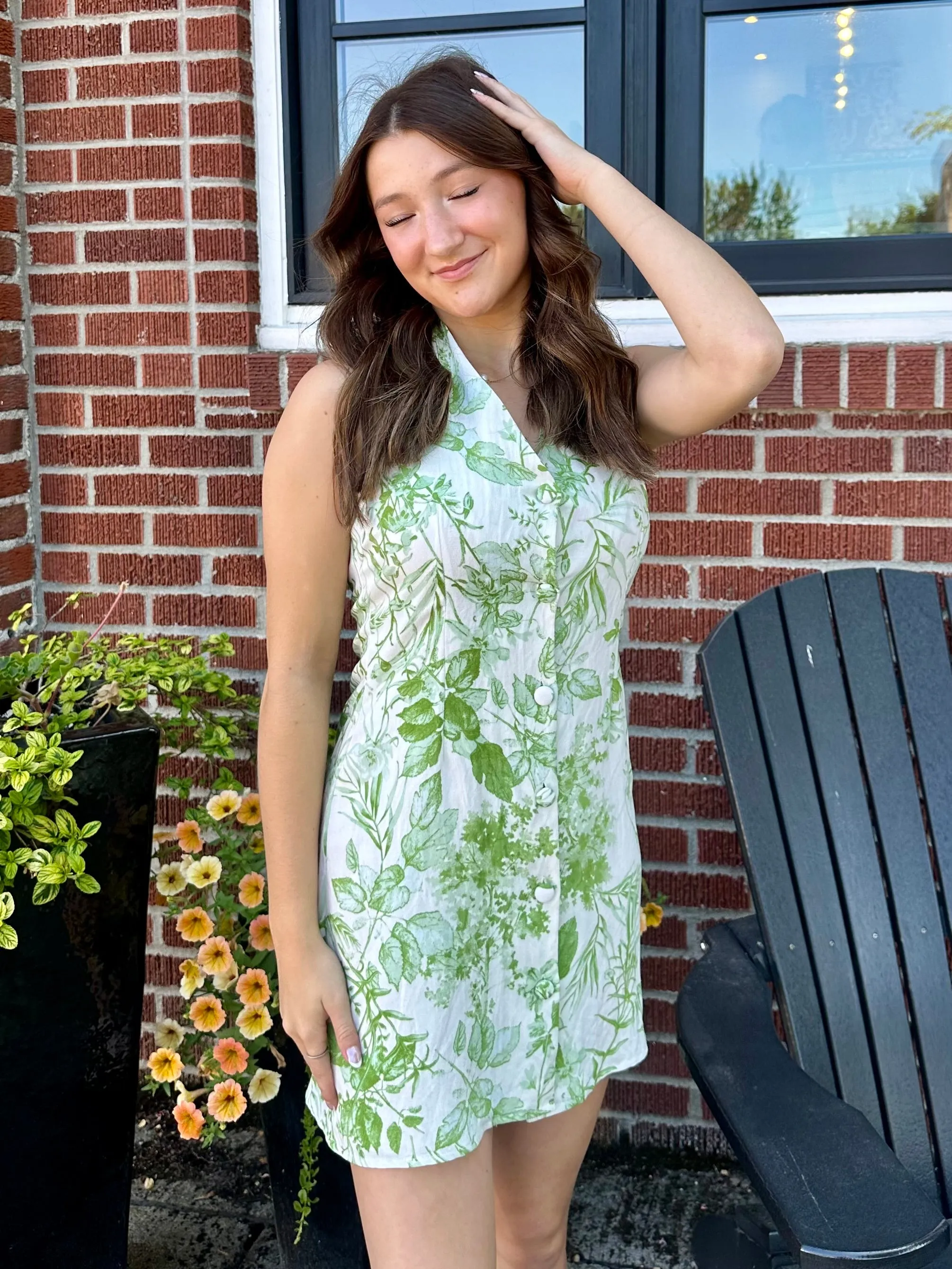 Tropical Mini Dress