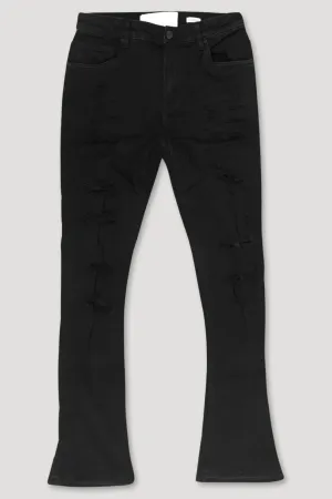 Vertigo Stacked Denim (Jet Black)