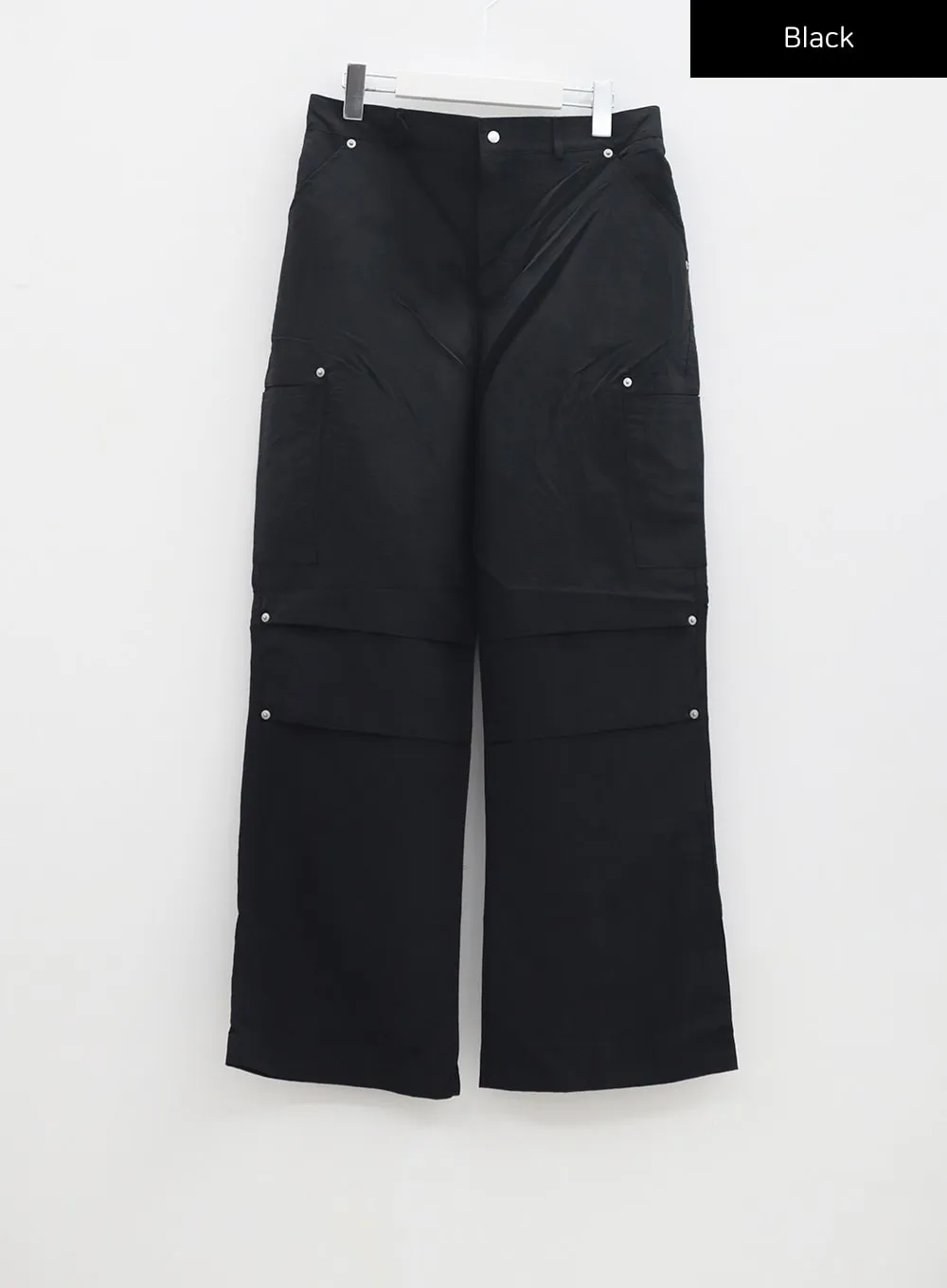 Wide Leg Nylon Pants Unisex CM315