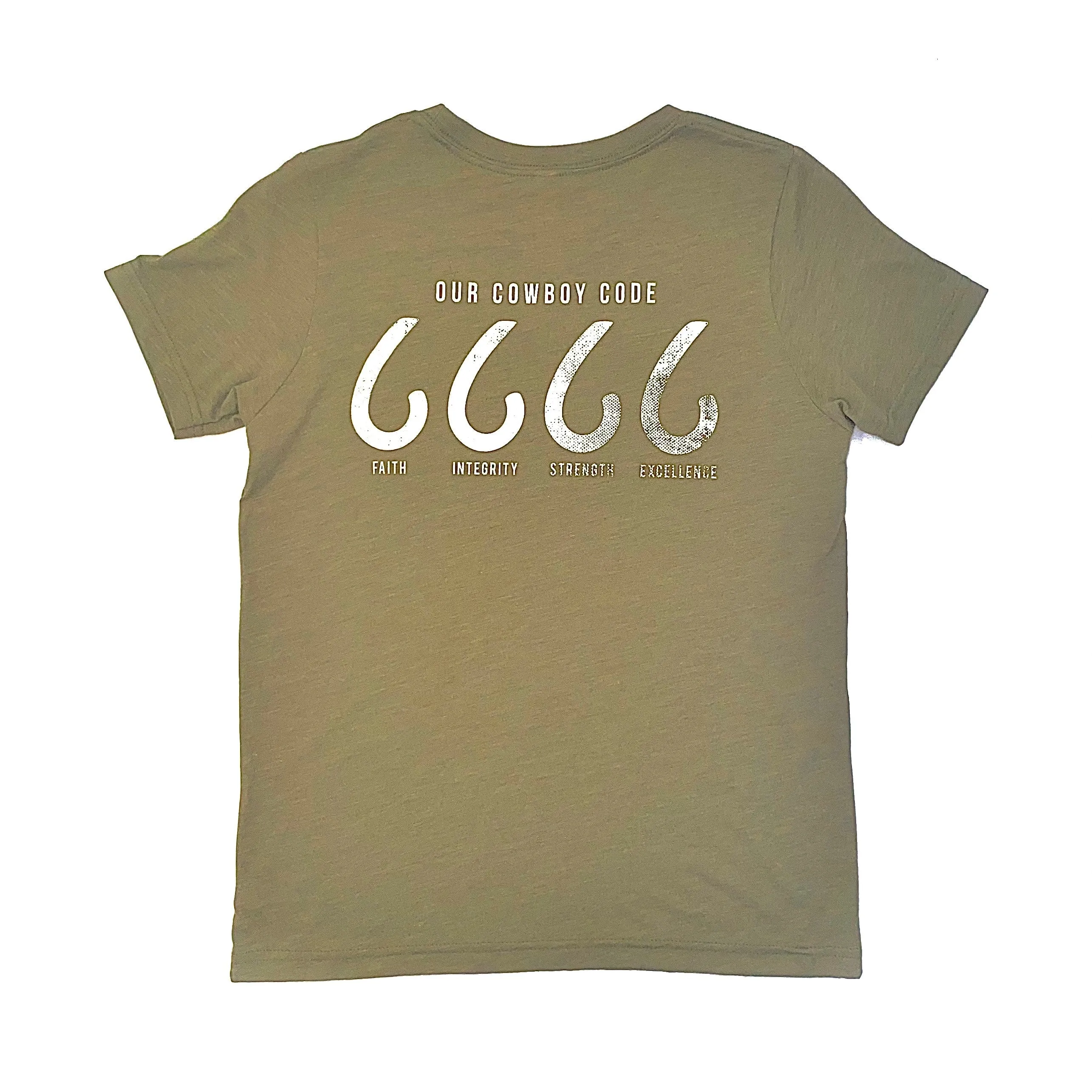 Youth Logo Triblend Olive T-Shirt